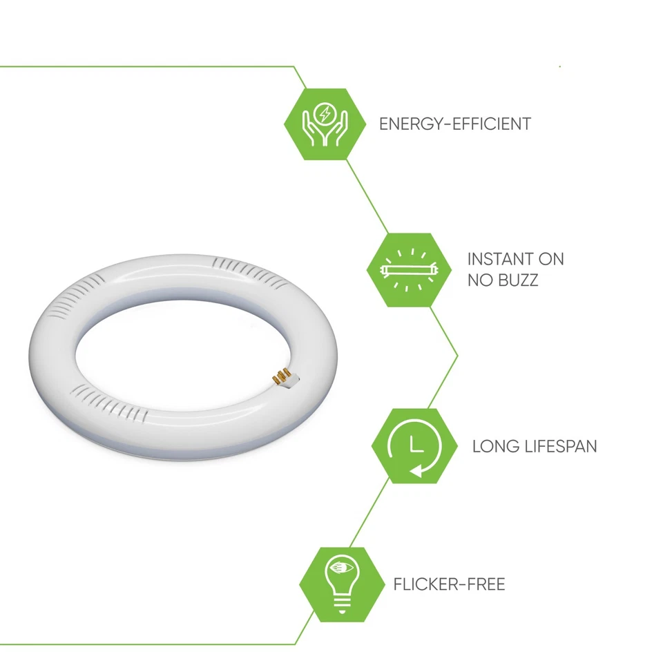12 inch T9 Circline LED Type A Plug & Play Replacement for 32W FC12T9, FCL32 - Image 2 of 4