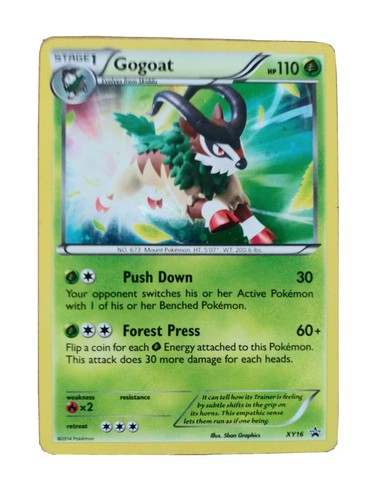 Gogoat XY16 Reverse Holo Promo Pokemon Card TCG