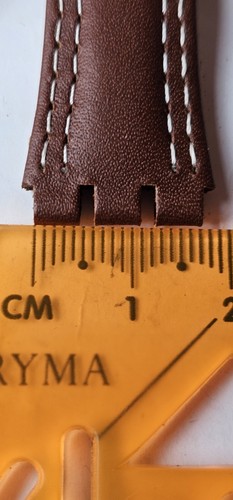 SWATCH BROWN LEATHER STRAP ANSA 17MM ORIGINAL NEW!!! - Foto 7 di 7
