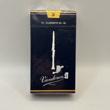 Vandoren Traditional Bb Clarinet Reeds Strength 3 Box of 10 NEW