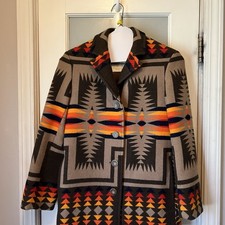 Vintage Pendleton High Grade Western Wear Wool Jacket Small Harding Aztec Navajo