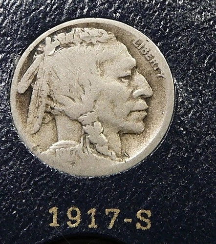 1917-S Buffalo Nickel - VG   / Very Good + Detail (SB)