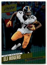 2017 Panini Prestige #139 Eli Rogers Xtra Points Blue Pittsburgh Steelers