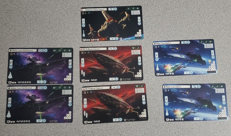 Star Wars Armada Alt Art cards 