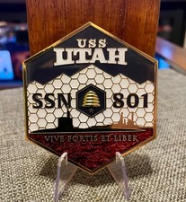 USS Utah SSN 801 US Navy Submarine Challenge Coin