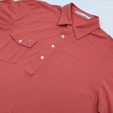 Criquet Performance Players Shirt Mens Large Red Active Athleisure Golf