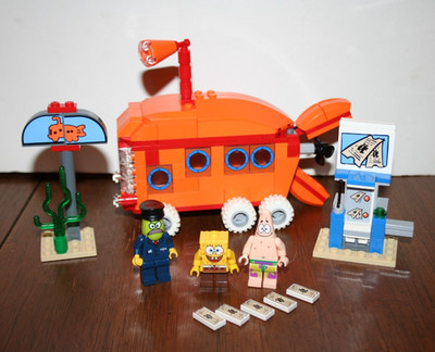 2008 LEGO 3830: SpongeBob SquarePants - Bikini Bottom Express - 99% Complete!