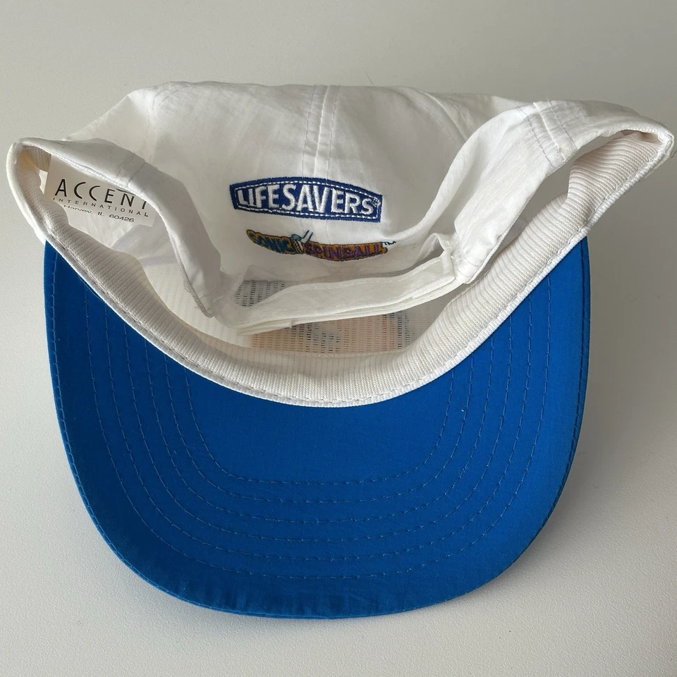 De colección Años 90 Sonic The Hedgehog Salvavidas Spinball Promo Premio Gorra Sega Foto 2 de 4