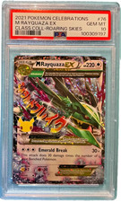 PSA 10 M Rayquaza EX Celebrazioni Classico 76/108 Holo Set Base Carta Pokemon 2021