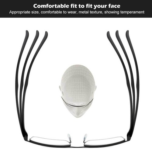 1pcs 2.0-4.0 Smart Zoom Reading Glasses Progressive Computer Anti-Blue Light Ray - Picture 9 of 19
