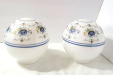Quoizel Abigail Adams Set 2 Blue Poppy Round Globe 6