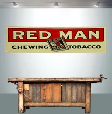 RED MAN CHEWING TOBACCO 2' X 8' BANNER FLAG