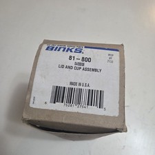 Binks 81-800 Lid And Cup Assembly Drip Proof Aluminum Cup 1qt 38nps