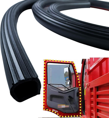 Self-Adhesive D Shape Door Rubber Seal Strip,1'' RV Slide Out Seal EPDM Rubber, W