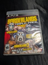 Borderlands Triple Pack (Sony PlayStation 3 PS3, 2015) Complete CIB - Tested