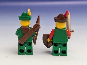 LEGO 6103 Various Knights with Equipment Castle Mini-Figures Forest Men