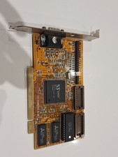 S3 Trio64V+ N1C3CF PCI Graphics Card. Retro computing accessory.