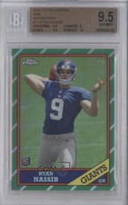2013 Topps Chrome 1986 Design Refractor 81/99 Ryan Nassib BGS 9.5 GEM MINT 3c9