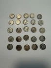 1946-1964 Roosevelt Dimes, Lot of 25,  90% Silver