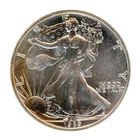 1989 American Silver Eagle $1 1 oz .999 Fine Silver Coin Slight Toning