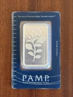 50 gram PAMP Swiss Rose .999 Silver Rose in Assay - 100% Authentic B000699