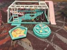 Vintage 1990 Tyco Quints Dolls Special-For-5 Playground Near Complete