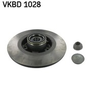 2X Bremsscheibe SKF Vkbd 1028 FüR Renault JZ0 ScÉNic Fluence 3 Tce JZ11 JZ28 16V