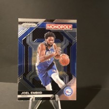 Panini 2023-24 Prizm Monopoly Joel Embiid PS7 Philadelphia 76ers Basketball Card