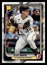 Henry Davis 2024 Bowman #61 Pittsburgh Pirates ROOKIE RC *025