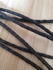 Genuine 4mm Braided Leather Cord chocolate brown for Jewellery Necklace Bracelet