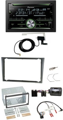 Pioneer CD USB Lenkrad Bluetooth 2DIN DAB Autoradio für Opel Corsa C 2000-2004 a