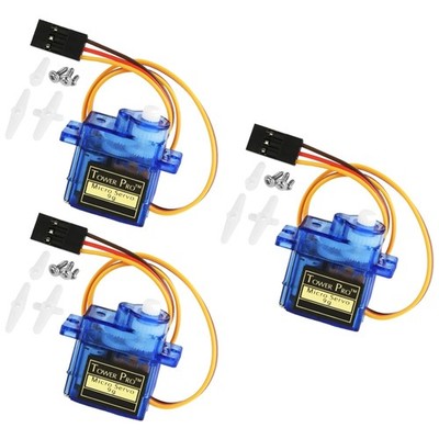 Micro Servo Motor 3 Stück 9g digital RC Modellbau kompatibel mit Arduino