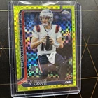 2025 Topps Chrome - Drake Maye #207 Lime Green X-Fractor
