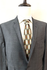 J. Crew Ludlow Loro Piana Suit Jacket Coat Men's 41R Super 150s Wool Charcoal