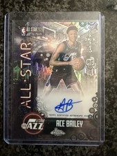 2025-26 Topps Chrome Cactus All-Star Jack Ace Bailey Black Auto #/10 rookie