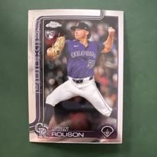 Topps 2025 Chrome Update Rookie Ryan Rolison #USC123 Rockies Baseball MLB