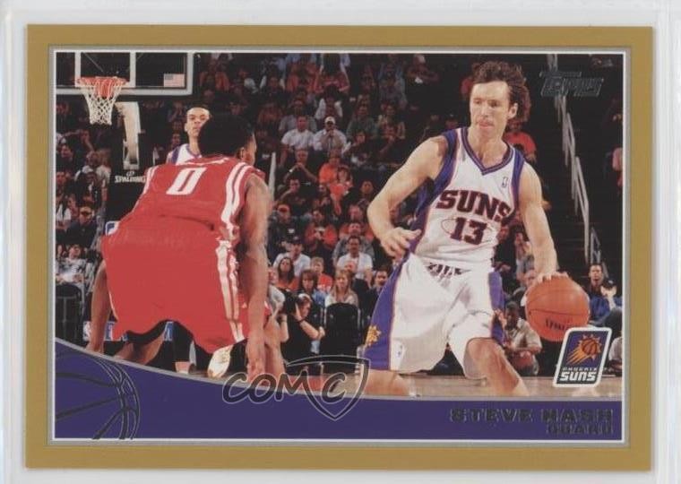 2009-10 Topps Gold 295/2009 Steve Nash #240 HOF 0ex8