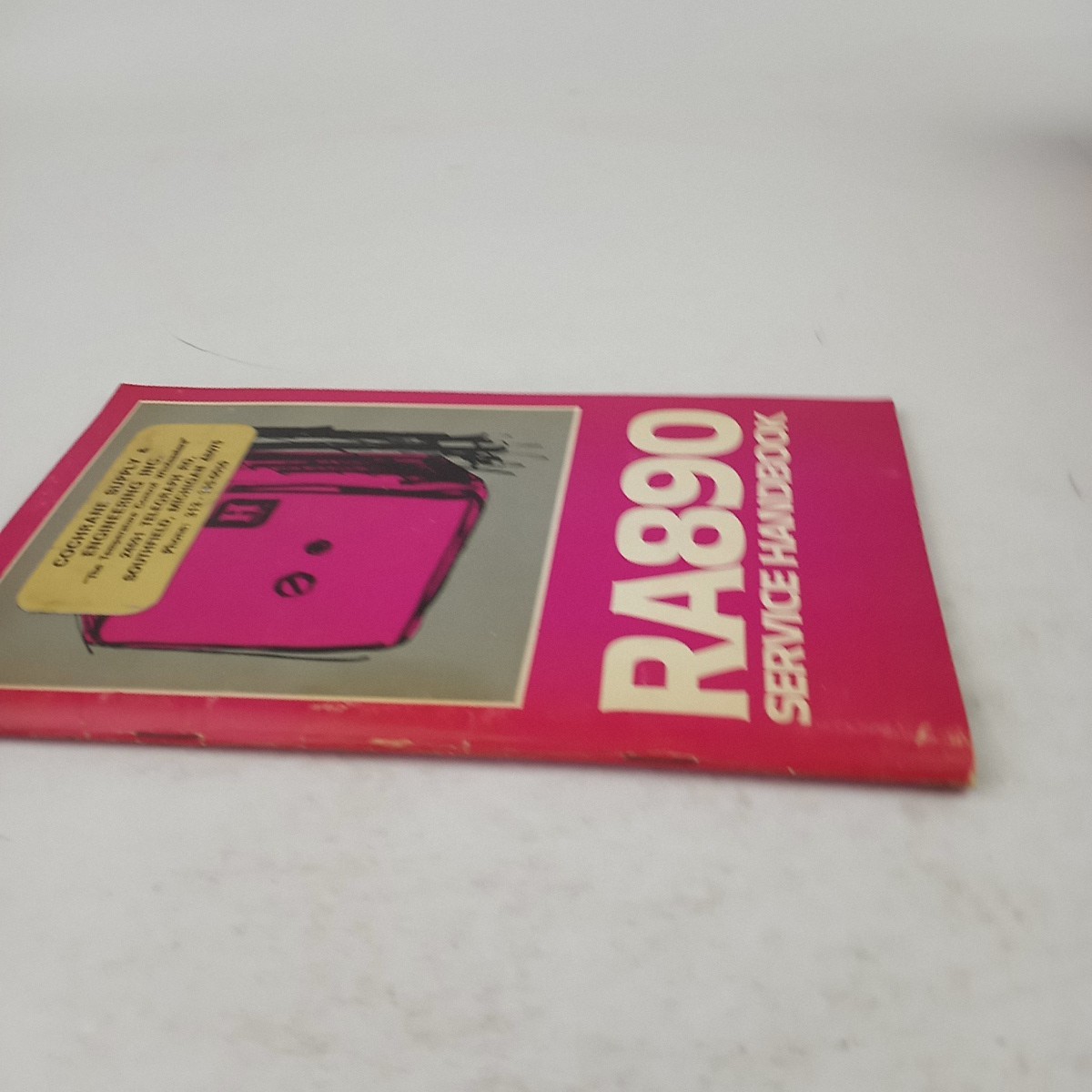 Honeywell RA890 Service Handbook Vintage Manual