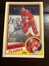 1984-85 Kent Nilsson O-Pee-Chee hockey card #232 - Calgary Flames