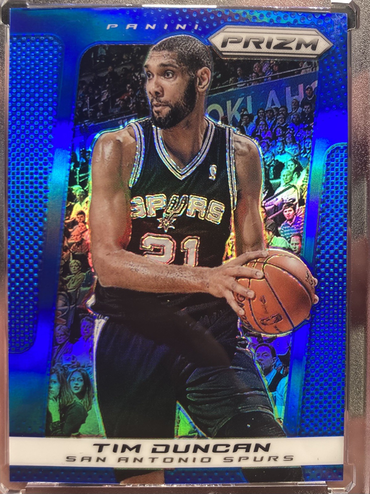 2013-14 Panini Prizm Blue #80 Tim Duncan San Antonio Spurs