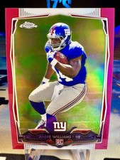 2014 Andre Williams Topps Chrome Pink Refractor /399 Rookie Card #154 Giants. rookie card picture