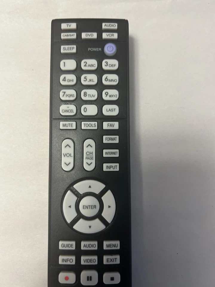 Genuine OEM Mitsubishi 3339BC0-000-R REMOTE CONTROL TV DVD VCR Tested Works - Изображение 3 из 4