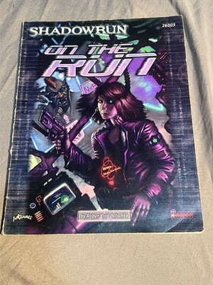 Shadowrun On The Run 4th Edition Rpg Adventure Module Book FanPro 26003 2006