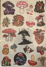 19ct Temporary Mushroom, Tattoos