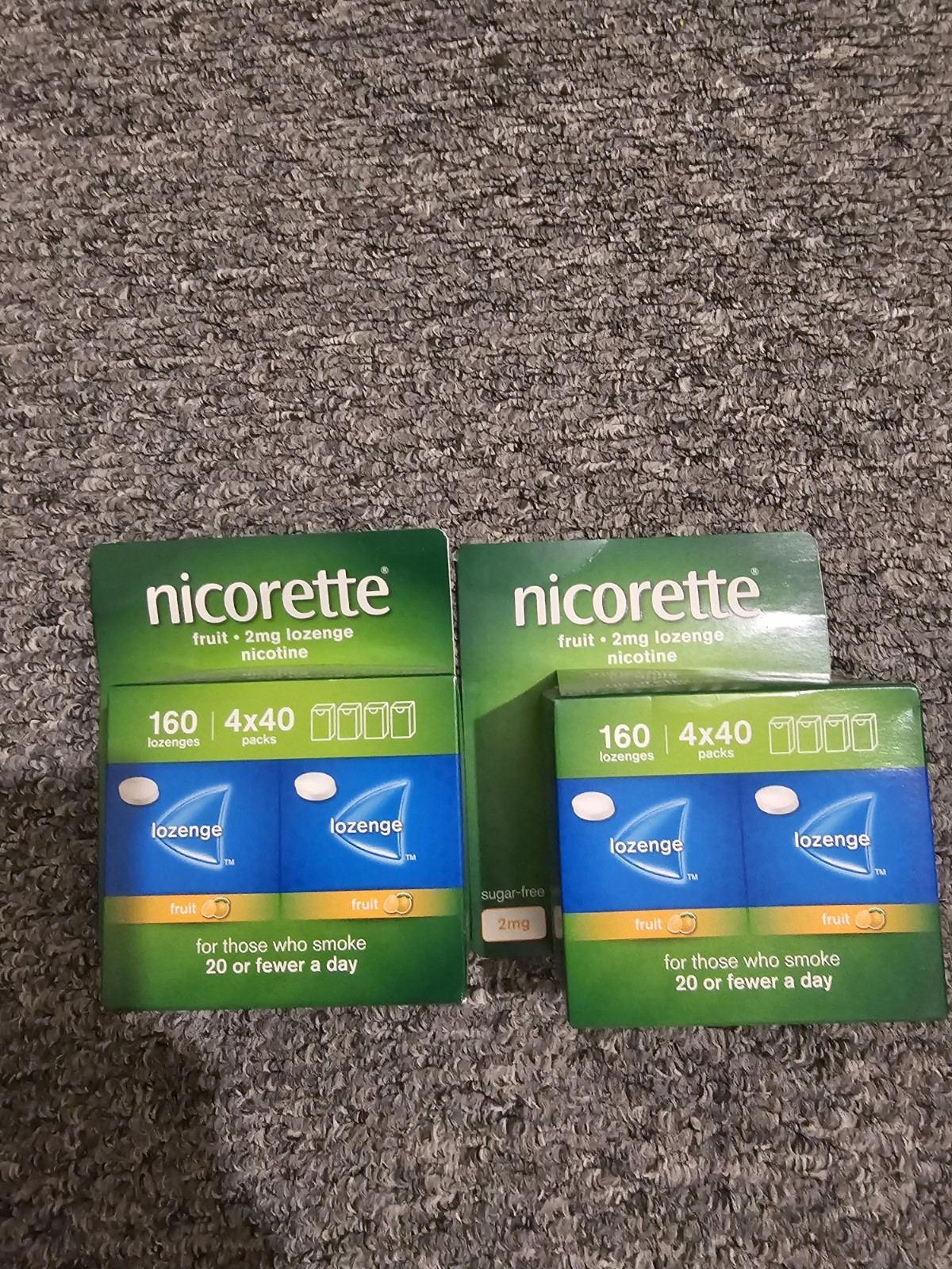 2x - Nicorette Fruit 2mg Lozenge – 160 Lozenges Each (Total 320) ⭐⭐⭐⭐⭐