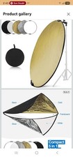 Photography Reflector 43 Inch 5 in 1 Collapsible Light Diffuser Disc Studio BB