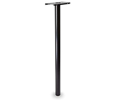  7516B-10 Pacifica In-Ground Steel Mailbox Post, Alloy Steel, One Size Black