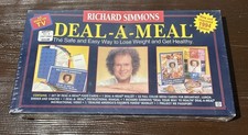 New Richard Simmons Deal-A-Meal Weight Loss 1994 Edition NOS Sealed Cards Video