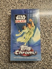 2021 TOPPS CHROME STAR WARS GALAXY HOBBY BOX FACTORY SEALED RARE 1ST FORD FISHER