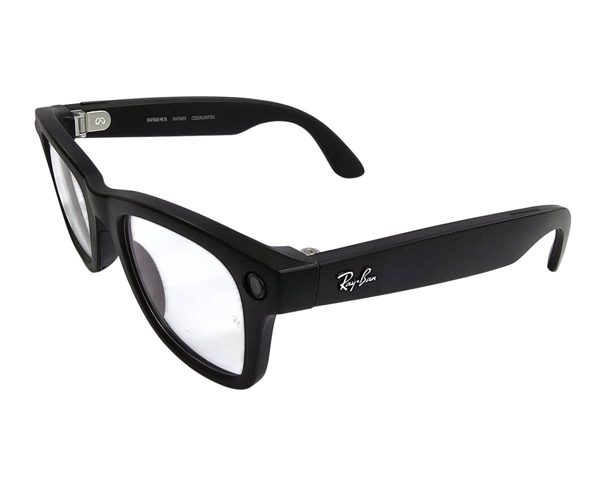 RAY-BAN Meta Wayfarer Matte Black Transition AI Smart Glasses